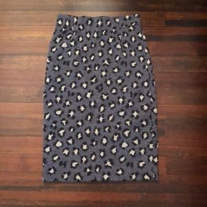 Leopard Print Skirt-Size 0